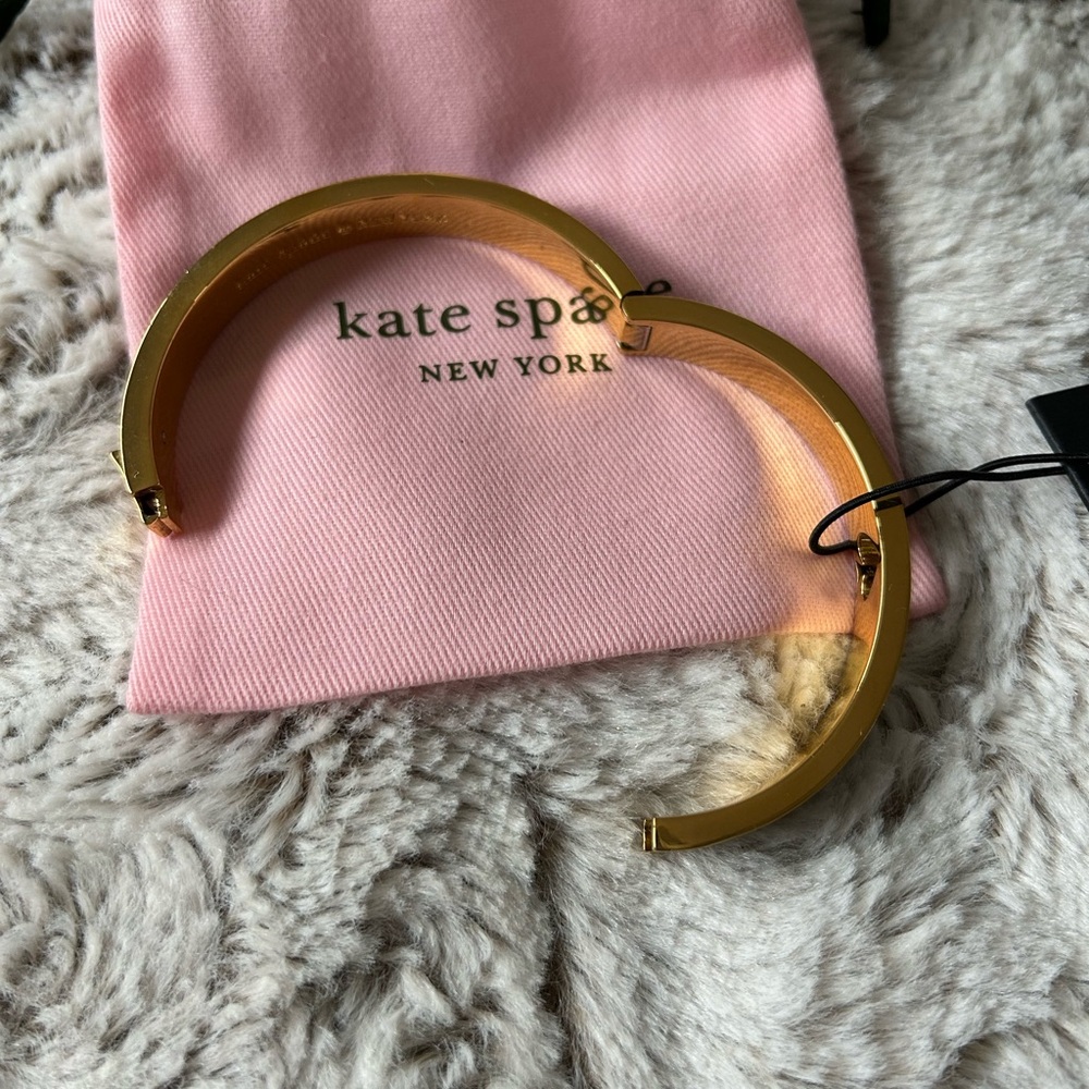 Kate Spade Gold Flake Bangle Bracelet - Picture 4 of 7